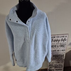 AERIE Teddy Bear Fleece Sweater Ladies Size Large
